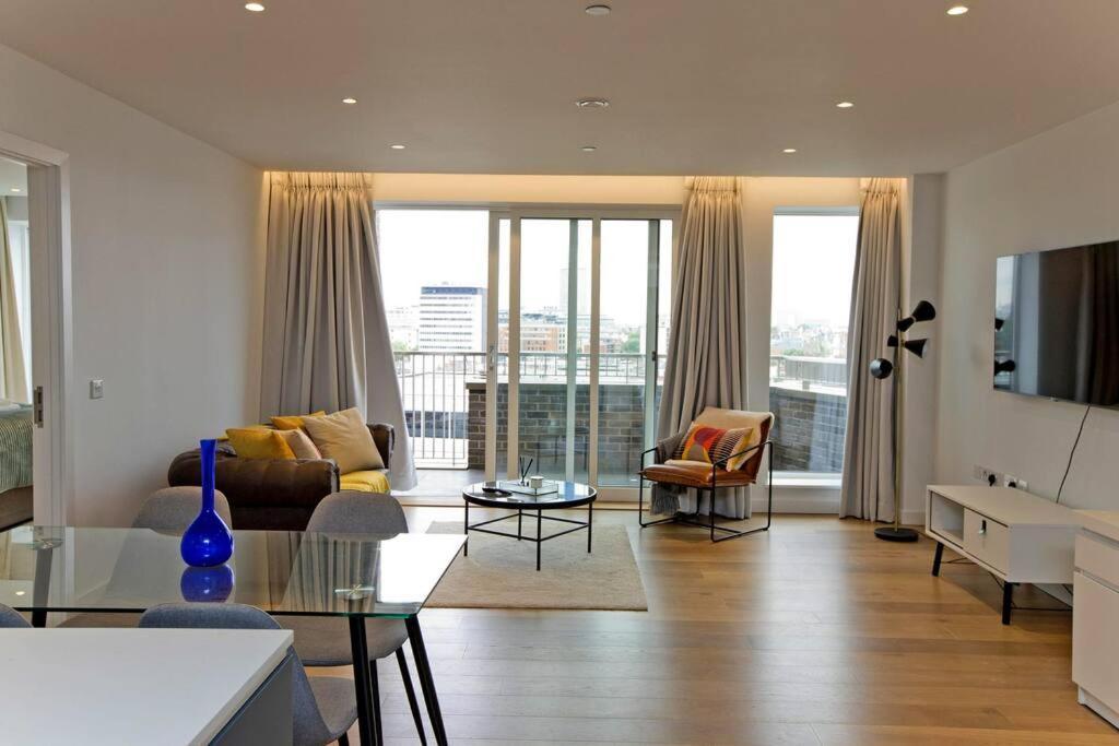 Kings Cross 2 Bed With City Views, Ac, Balcony Apartment London Ngoại thất bức ảnh